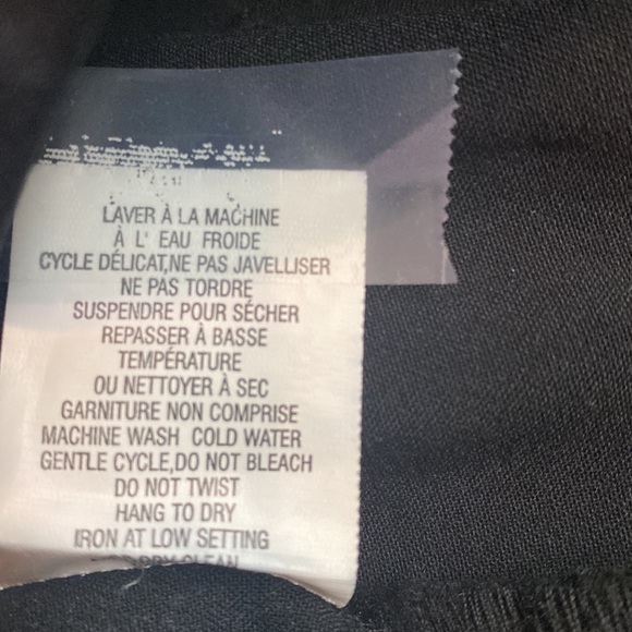 MELANIE LYNE Zip Detail Slim Leg Dress Pants Size 10 - Picture 6 of 6